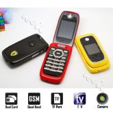 Celular Desbloqueado Dual SIM Quad band Ferrari